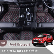 RHD Carpets For Ford Ecosport 2017 2016 2015 2014 2013 Car Floor Mats Auto Interior Accessories Styling Rug Automobiles Foot Pad 2024 - buy cheap