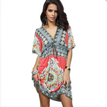 African Dresses For Women Dashiki Print African Men Clothes Hippie Shirt Caftan Vintage Unisex Tribal Mexican Top Bazin Riche 2024 - buy cheap