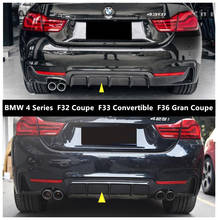 Carbon Fiber Raer Lip Spoilers For BMW 4 Series F32 Coupe F33 Convertible F36 Gran Coupe 2013-2020 Bumper Diffuser Spoiler 2024 - buy cheap