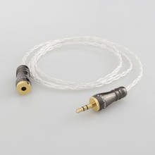 Аудио стерео наушники Удлинительный кабель 3,5 мм штекер до 3,5 мм гнездо кабель 1 м фута 2024 - купить недорого