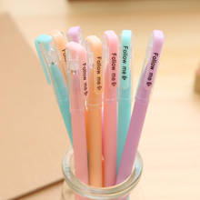 Kawaii Candy Color Pen Canetas Cute Black Ink Gel Pens For School Writing Kids Gift Korean Stationery Office Supplies 2024 - buy cheap