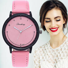 Часы для женщин стильные женские повседневные наручные часы женские студенческие простые кожаные кварцевые часы Saati Montre Femme 2024 - купить недорого