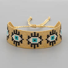 Go2Boho Evil Eye Bracelets for Women Pulsera Lucky Jewelry Handmade Jewellery Delica Miyuki Seed Beads Bracelet Gift for Friends 2024 - buy cheap