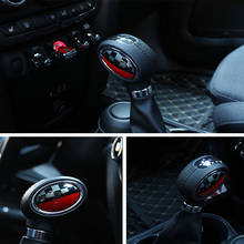 2 Pcs Car interior Gear lever decoration stickers For BMW MINI Cooper S F54 F55 F56 F57 F60 car styling Gear stick  Accessories 2024 - buy cheap
