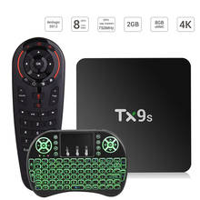 Tanix TX9S Android TV Box Amlogic S912 2GB 8GB 2.4G&5.0G Dual WIFI BT4.0 4K HD Smart set top TV Box With Remote Control 2024 - buy cheap