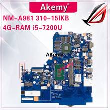 NM-A981 Laptop motherboard For Lenovo 310-15IKB original mainboard 4G-RAM I5-7200U GT920MX 2024 - buy cheap