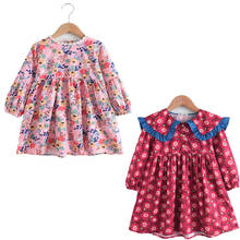 Girls Princess Casual Dresses 2021 New Spring Autumn Kids Print Dresses Children Lovely Clothing Cute Spring Suits 1-5 Years 2024 - buy cheap