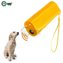 Ультразвуковой Отпугиватель для дрессировки собак 3 в 1, устройство для контроля, антилай, стоп-лай, устройство для тренировки домашних животных 2024 - купить недорого