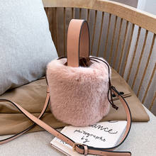 Top Handle bag Fashion Faux Fur Winter Bags For Women 2020 Shoulder Crossbody Bag Ladies Plush Handbags Designers Bolsa Feminina 2024 - buy cheap