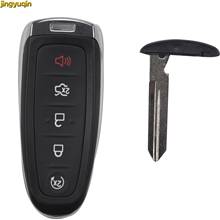 jingyuqin 5 Buttons Remote Car Key Shell Fob for Ford Explorer Edge Escape Flex Taurus 2011 2012 2013 2014 2015 Smart Styling 2024 - buy cheap