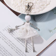 YLWHJJ 2017 new blue lovely women handmade brand keychain doll car pendant hot girl key chain female fashion jewelry statement 2024 - buy cheap