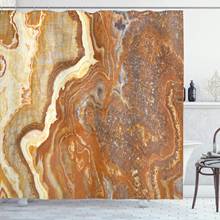 Marble Shower Curtain Unique Earthen Toned Mother Earth Elegance Natural Travertine Display Fabric Bathroom Decor Set 2024 - buy cheap