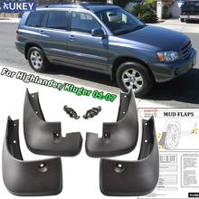 4pc Molded Mud Flaps Flap For Toyota Highlander Kluger 2001 - 2007 XU20 Splash Guards Mudguards 2002 2003 2004 2005 2006 2024 - buy cheap