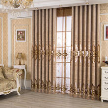 Royal aristocrático high-end personalizado bordado alta sombra cortinas para sala de estar cortinas de luxo europeu para o quarto/cozinha 2024 - compre barato