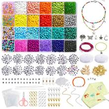 Kit de cuentas con letras para hacer pulseras y manualidades, regalo para mujeres, novia, niños, edad de 6 años 2024 - compra barato