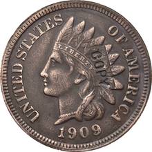 1909-S Indian head cents coin copy 2024 - buy cheap