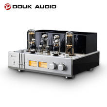 Douk audio estéreo de alta qualidade 300b, amplificador de tubo classe a de ponta única, equilíbrio puro de nível, amp de potência 2024 - compre barato