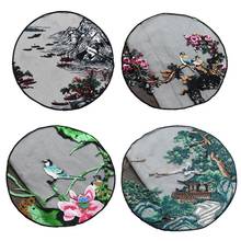 Chinese Style Flower Bird Embroidered Patches Sew On Watercolour Lotus Appliques Lace Cloth Sticker Clothes Dress Decor 2024 - buy cheap