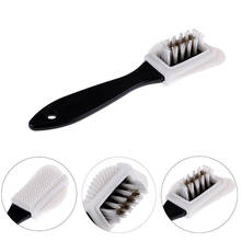 3Side Shoe Brush Black Cleaning Brush For Suede Nubuck Boot Shoes Shape Shoe Cleaner Wholesale Boot Leather Shoes Cleaner3styles 2024 - buy cheap