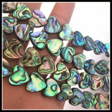 36pcs abalone shell beads heart shape natural material size 12mm wholesale mother of pearl strings new arrived for women bracele 2024 - buy cheap