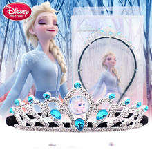 Disney Frozen 2 Elsa Crown Tiara Heart Jewel Princess Snow White Anna Elza Sofia Crown Set Girl Makeup Toys Chirstmas Gift 2024 - buy cheap