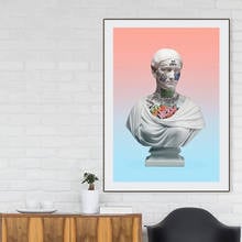 Abstract Vaporwave Sculpture Canvas Painting David Posters and Print Wall Graffiti Art Picture for Living Room Home Decor Cuadro 2024 - buy cheap