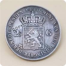 1840 Holanda 2 1/2 Florins (2.5 milhões de NLG)-Willem EU COPIAR COIN 2024 - compre barato