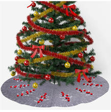 2019 Xmas New year christmas decor party Christmas tree skirt dress up atmosphere decoration DIY christmas decorations for home 2024 - buy cheap