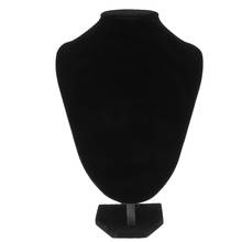 Velvet Jewelry Organizer Stand Black Plastic Earring Holder Mannequin Stand Holder Rack - 4 Sizes 2024 - buy cheap