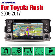 ZaiXi Android 2 Din Авто Радио DVD для Toyota Rush 2006 ~ 2017 автомобильный мультимедийный плеер GPS навигационная система Радио стерео 2024 - купить недорого