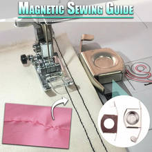 High Quality Stainless Steel Magnet Magnetic Seam Guide Gauge Sewing Machine Fabric Magnetic Sewing Guide 2024 - buy cheap