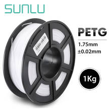 SUNLU PETG Filament 1.75mm 1KG Dimension Accuracy +/-0.02mm 3D Printer Supplies PETG 3d Printing Filament 2024 - buy cheap