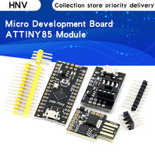 Hnv oficial azul preto tiny85 digispark kickstarter micro placa de desenvolvimento attiny85 módulo para arduino iic i2c usb 2024 - compre barato