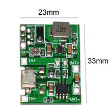 Descarga de carregamento da bateria módulo integrado novo 3.7v 9v 5v 2a ajustável step up 18650 lítio 2024 - compre barato