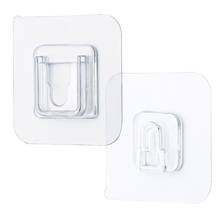 Double-sided Adhesive Wall Hooks Wall Hanger Sucker Hook Double-Sided Adhesive Wall Hooks Transparent Suction Sucker Hook 2024 - buy cheap