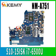 NM-A751 motherboard For Lenovo 310-15ISK 510-15ISK laptop motherboard i7-6500U RAM GT940M-2G original Test motherboard 2024 - buy cheap