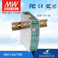 Meanwell MEAN WELL EDR-75-48 48 V 1.6A EDR-75 76.8 W Single Output Industrial DIN RAIL 2024 - compre barato