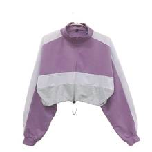 Streetwear mulher colheita topo manga longa hoodies feminino primavera verão camisola jumper mulher hoodies 2024 - compre barato