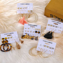 KINFOLK women's earrings fashion jewelry acrylic earrings tassel earrings women Boho  pearl earrings  dangle earrings 2019 2024 - buy cheap
