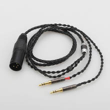 Audiocrast alta fidelidade 4 pinos xlr masculino balanceado fone de ouvido cabo de atualização para sundara aventho focal elegia t1 t5p d7200 d600 d7100 MDR-Z7 2024 - compre barato