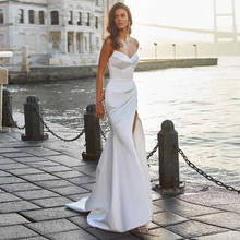 Женское платье с юбкой годе It's yiiya, белое платье без рукавов с разрезом и открытой спиной на лето 2021 2024 - купить недорого