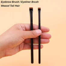 Eye Makeup Brushes Flat Eyeliner Brush Fine Eyebrow Brush Gel Liquid Eyeliner Brush Thin Eyeliner Eyebrow Makeup Tools 2024 - buy cheap