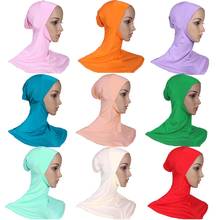 Women Islamic Head Cover Bonnet Hat Underscarf Muslim Hijab Cap Scarf Hat Shawl Middle East Head Wrap Plain Bonnet Beanies Cap 2024 - buy cheap