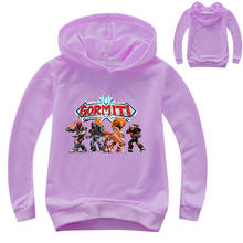 2-16Y Spring Autumn Game Gormiti Hoodie Kids Full Sleeve Pullover Sweatshirts Boys Hoodies Sport Costume Girls Casual Outwear 2024 - buy cheap