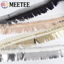 4Meters Sequins Lace Trim Tassel Embroidered Organza Ribbons Webbing For Stage Costume Garment Decoration DIY Sewing Accessories 2024 - buy cheap