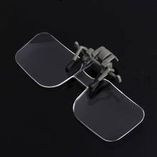 2X Glasses Style Magnifier Magnifying Glass with Clip For Reading Y98E 2024 - buy cheap