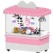 2033pcs 1013 Pink Doll Machine Blocks Cat Panda Duck Animal 3D Model DIY Mini Diamond Blocks Bricks Building Toy for Children 2024 - buy cheap