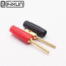 EClyxun 1pcs Gold-plated Copper 2mm Banana Plug Terminals Amp Wiring Pin Plug Small Banana Plug Hi-fi Speaker Connector 2024 - buy cheap