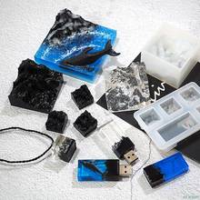 Resin Molds Snow Mountain Mold Silicone Resin Mold DIY Micro Landscape USB Drive DIY Jewelry Tools 2024 - buy cheap