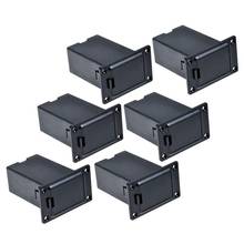 6pcs Black 9v Battery Holder/case/box Compartment Cover Case Guitar&bass Pickup 2024 - buy cheap